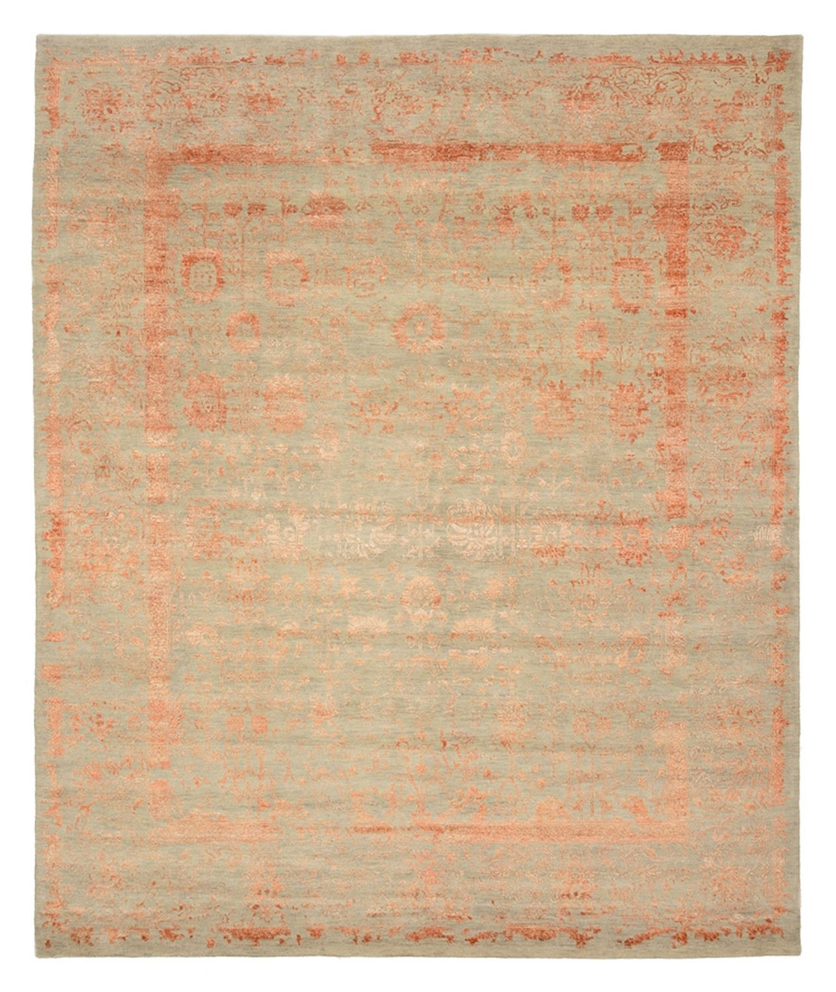 Designer tæppe - 299 x 249 cm - rust