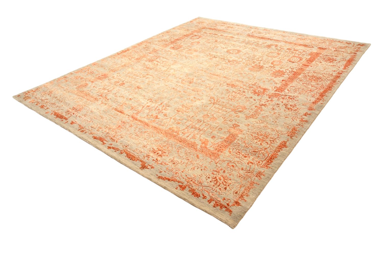 Designer tæppe - 299 x 249 cm - rust