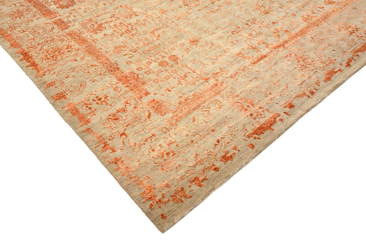 Designer tæppe - 299 x 249 cm - rust