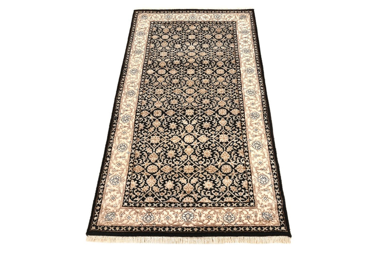 Orientalsk tæppe - Bijar - Indus - 143 x 74 cm - mørkeblå