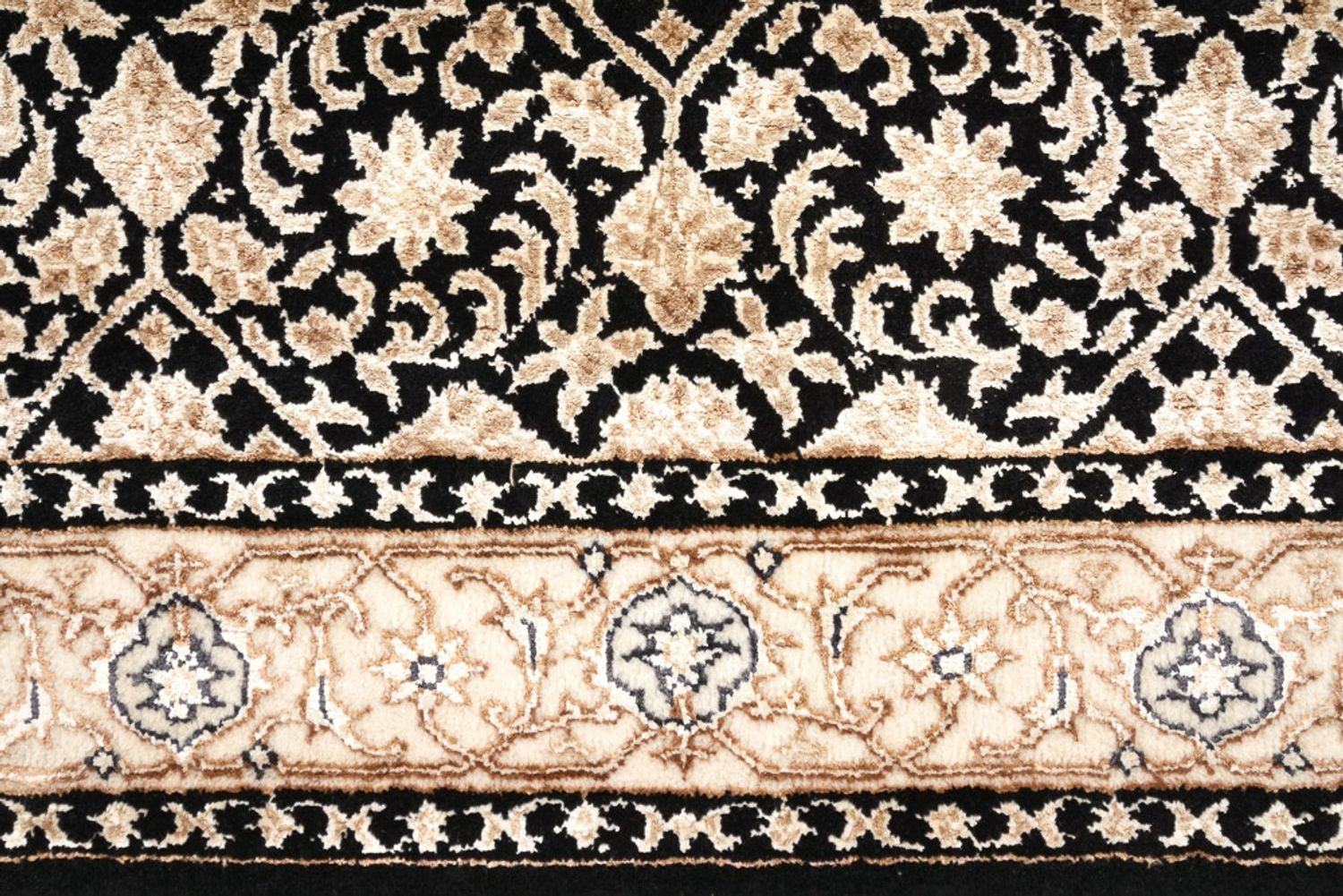 Orientalsk tæppe - Bijar - Indus - 143 x 74 cm - mørkeblå