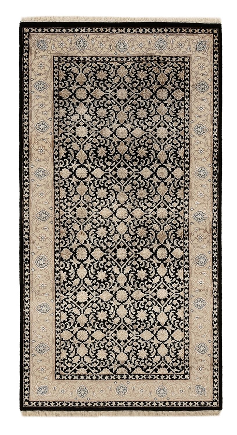 Orientalsk tæppe - Bijar - Indus - 143 x 73 cm - mørkeblå
