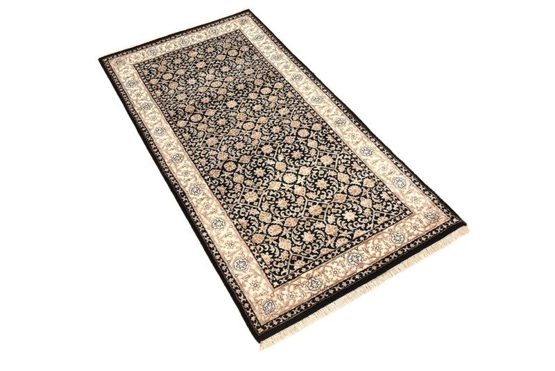 Orientalsk tæppe - Bijar - Indus - 143 x 73 cm - mørkeblå