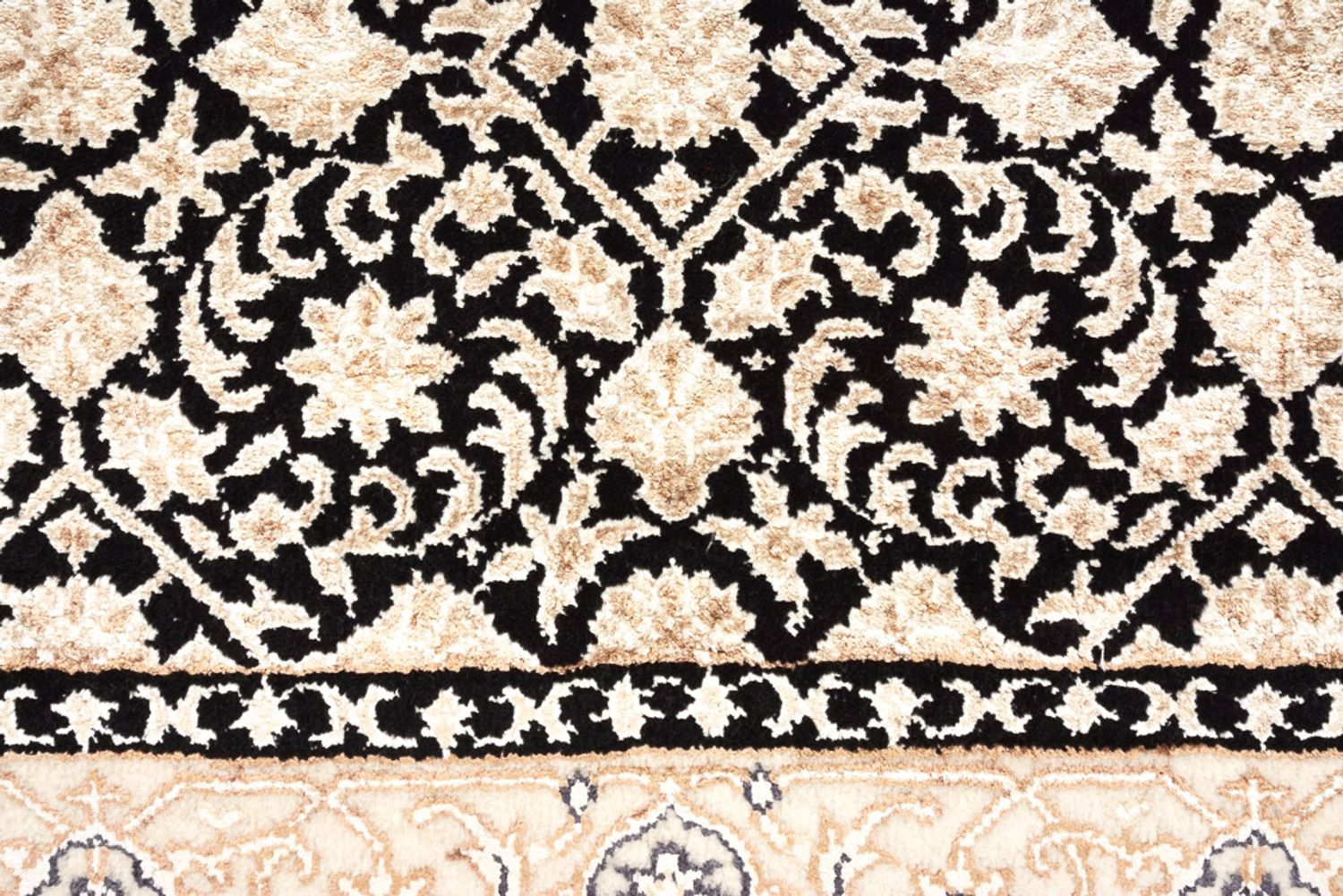 Orientalsk tæppe - Bijar - Indus - 143 x 73 cm - mørkeblå