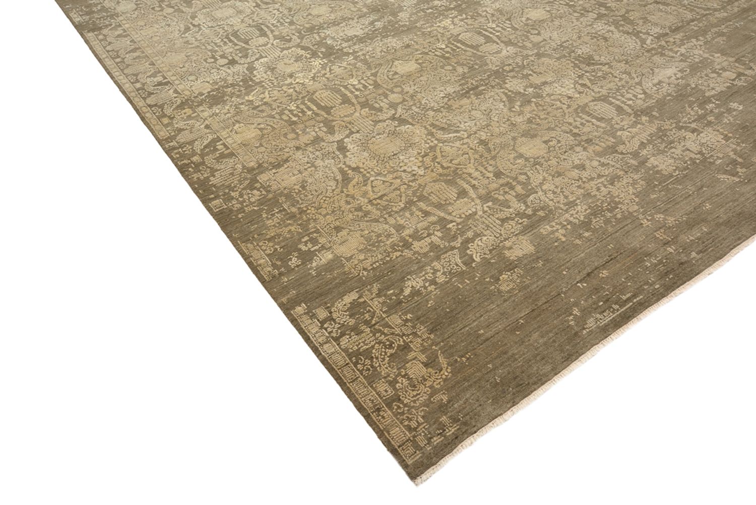 Designer tæppe - 362 x 270 cm - sand