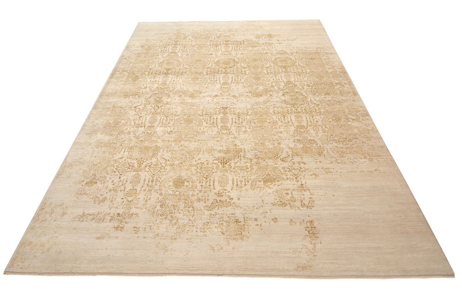 Designer tæppe - 361 x 276 cm - sand