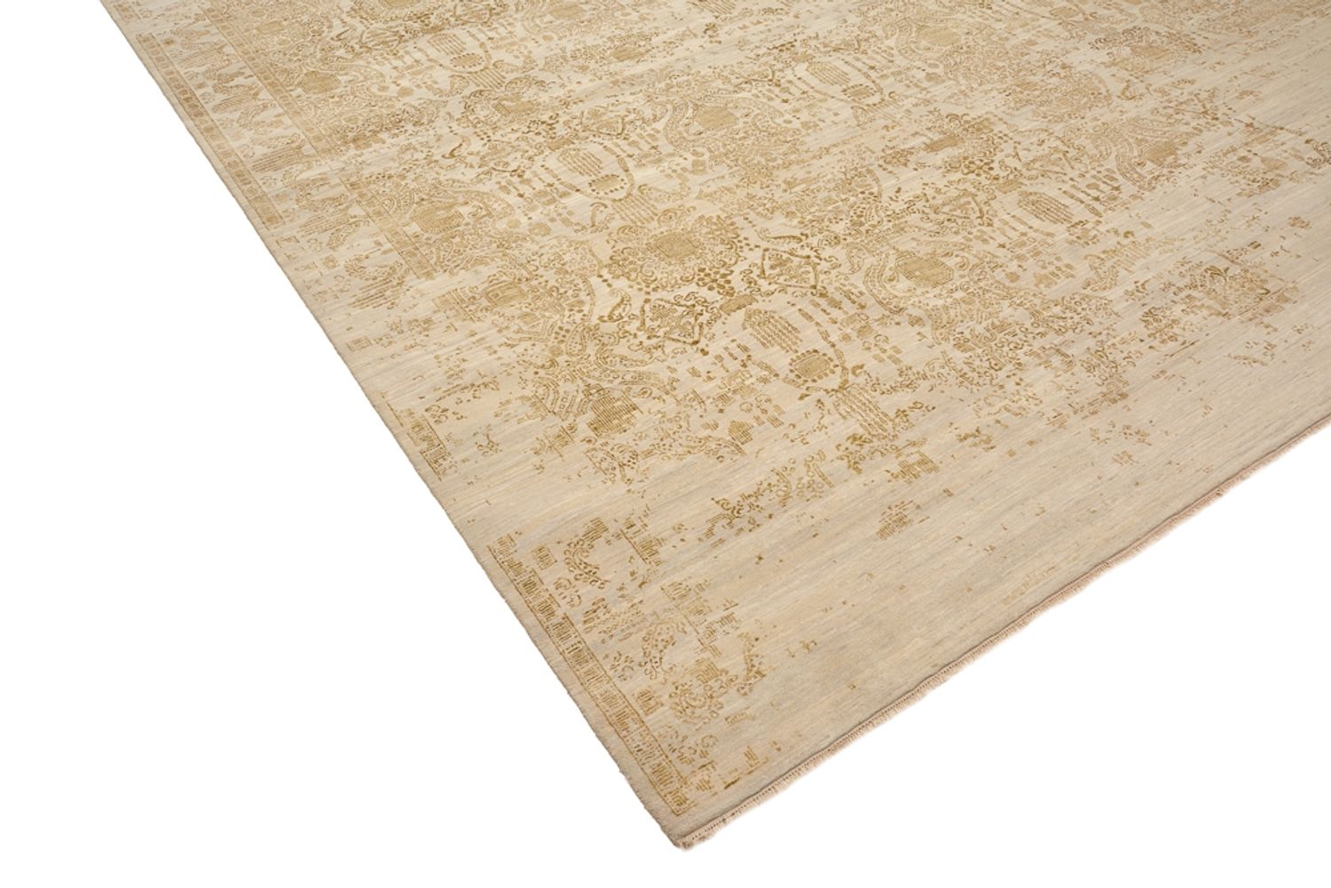 Designer tæppe - 361 x 276 cm - sand