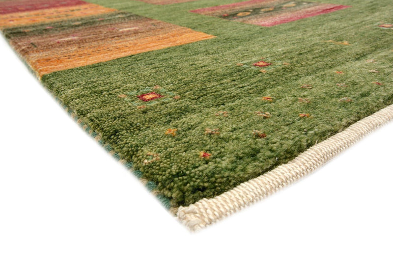 Gabbeh-tæppe - Loribaft Indus - 303 x 244 cm - grøn