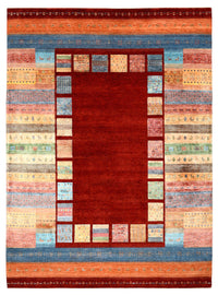 Gabbeh-tæppe - Loribaft Indus - 342 x 253 cm - rød