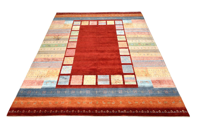 Gabbeh-tæppe - Loribaft Indus - 342 x 253 cm - rød