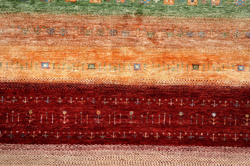 Gabbeh-tæppe - Loribaft Indus - 300 x 251 cm - flerfarvet