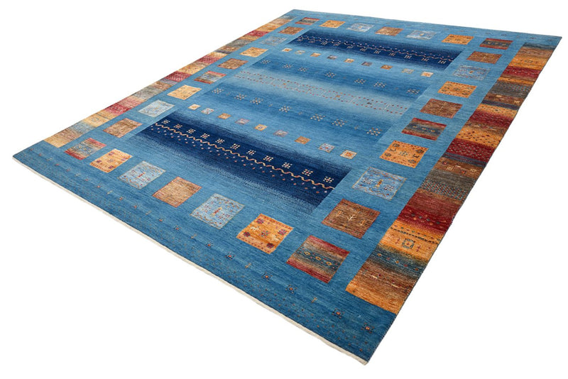 Gabbeh-tæppe - Loribaft Indus - 338 x 249 cm - blå