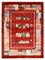 Gabbeh-tæppe - Loribaft Indus - 239 x 177 cm - rød