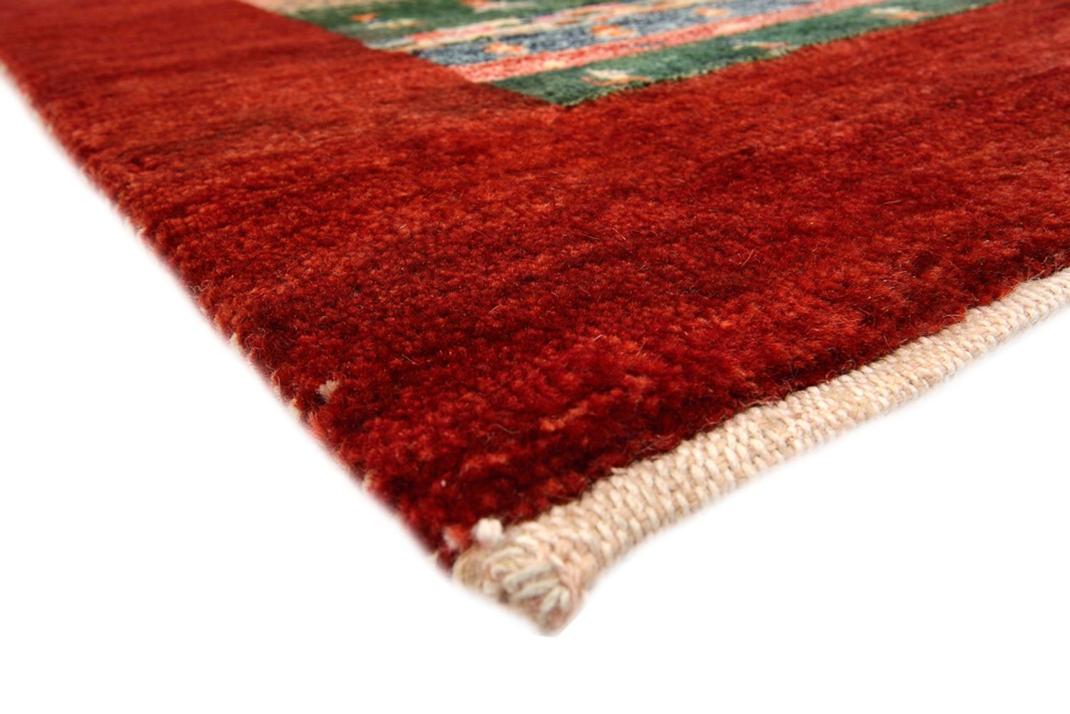Gabbeh-tæppe - Loribaft Indus - 239 x 177 cm - rød