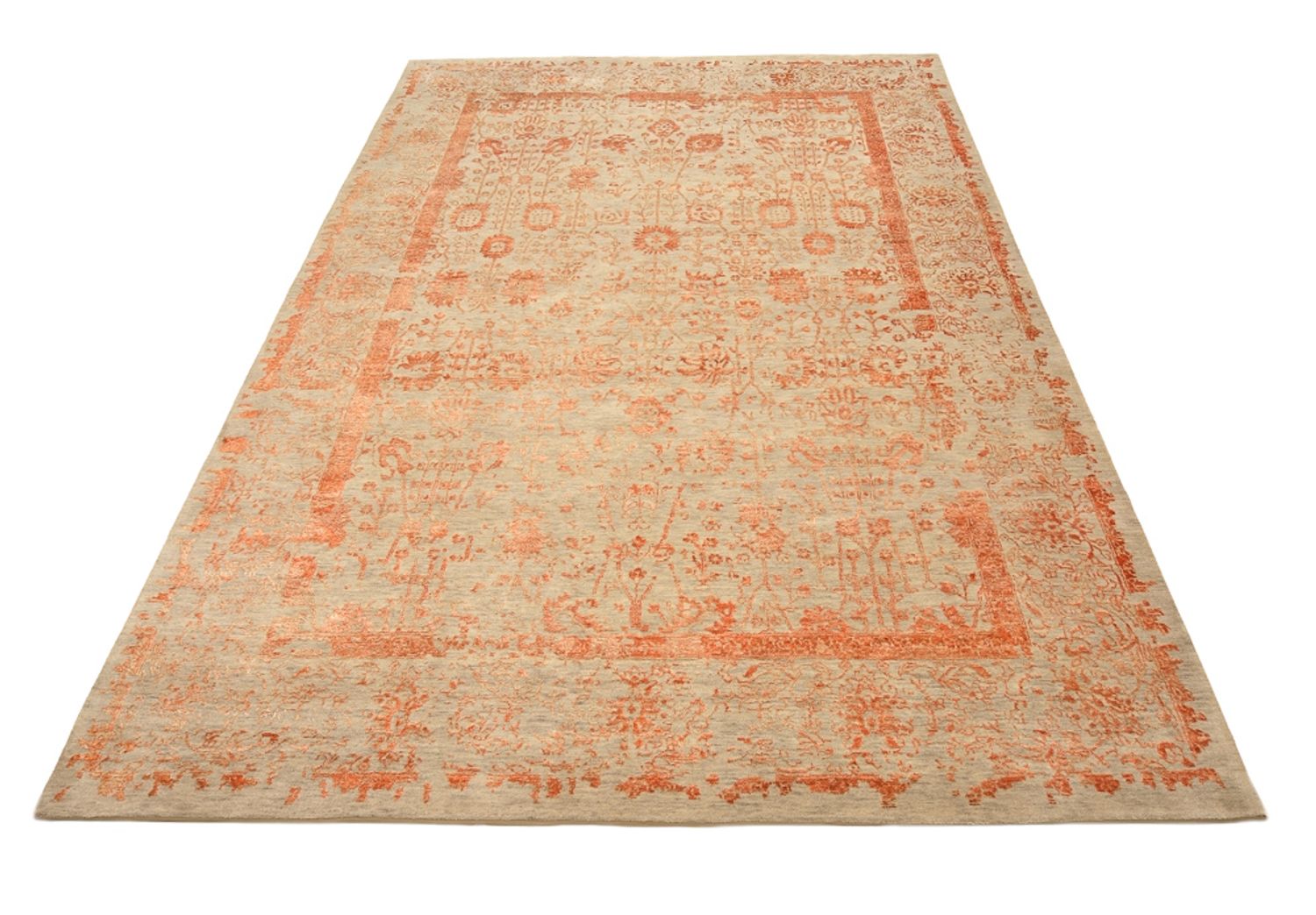 Designer tæppe - 340 x 243 cm - rust