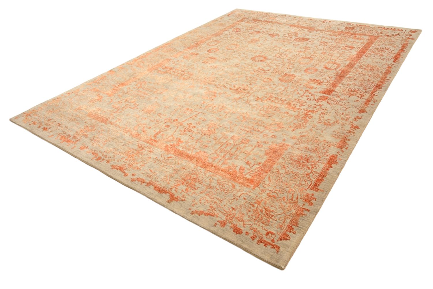 Designer tæppe - 340 x 243 cm - rust