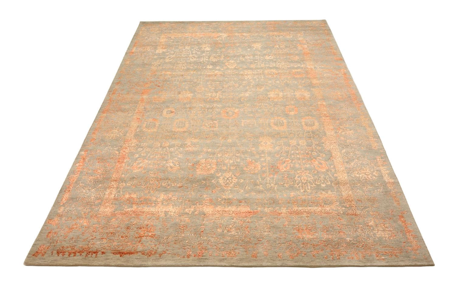 Designer tæppe - 340 x 243 cm - rust