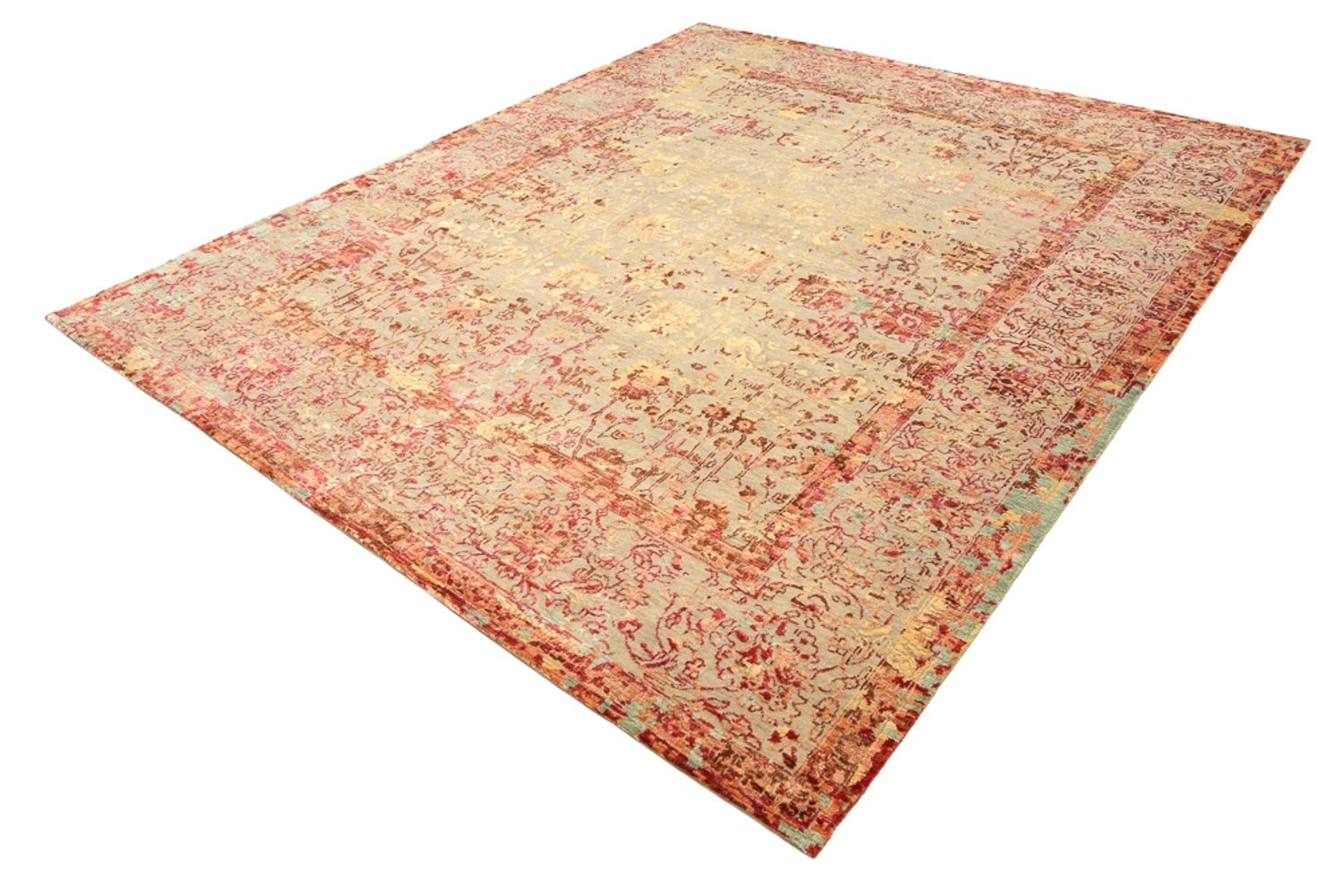 Designer tæppe - 294 x 250 cm - beige