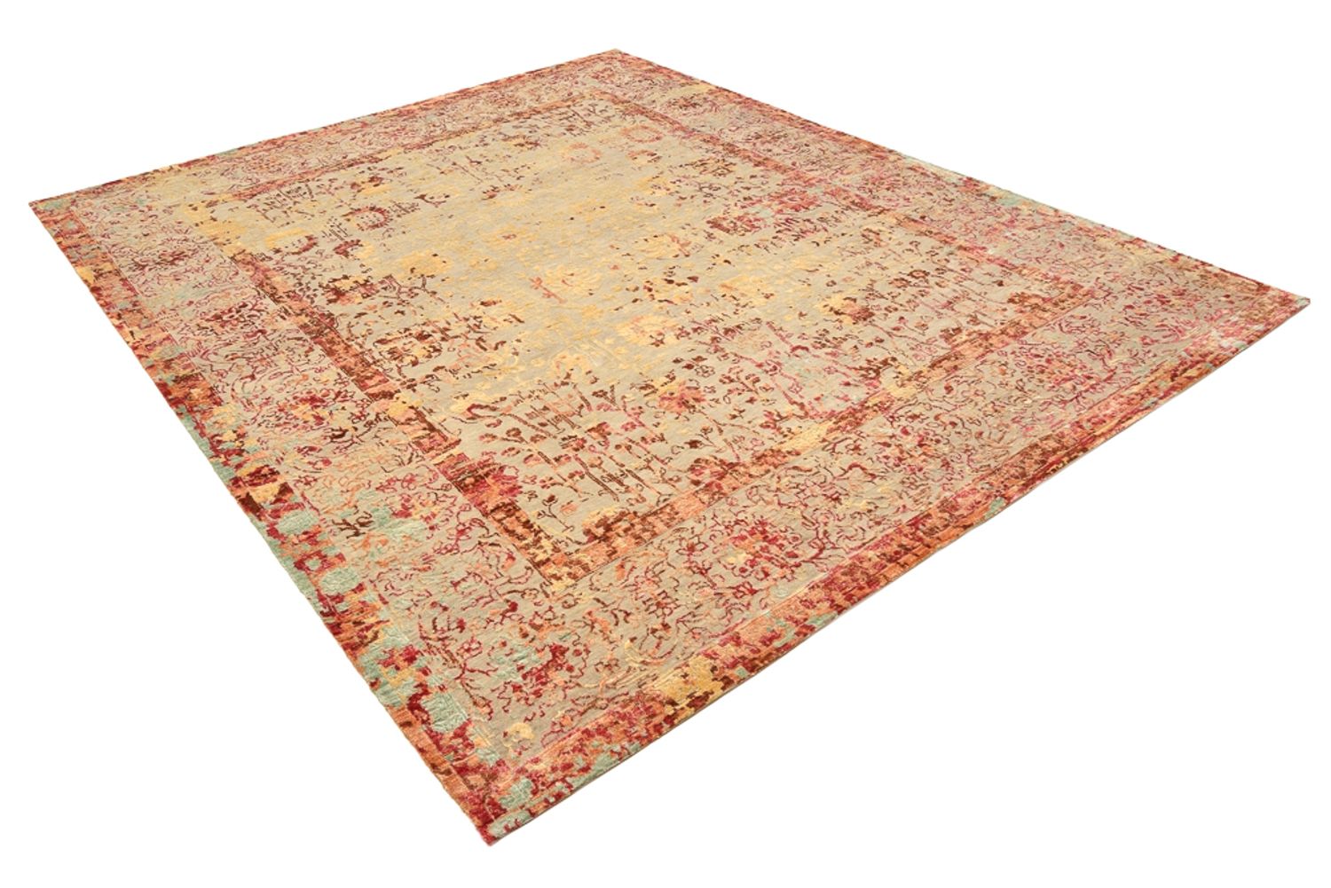 Designer tæppe - 294 x 250 cm - beige