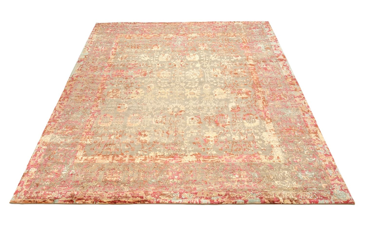 Designer tæppe - 294 x 250 cm - beige