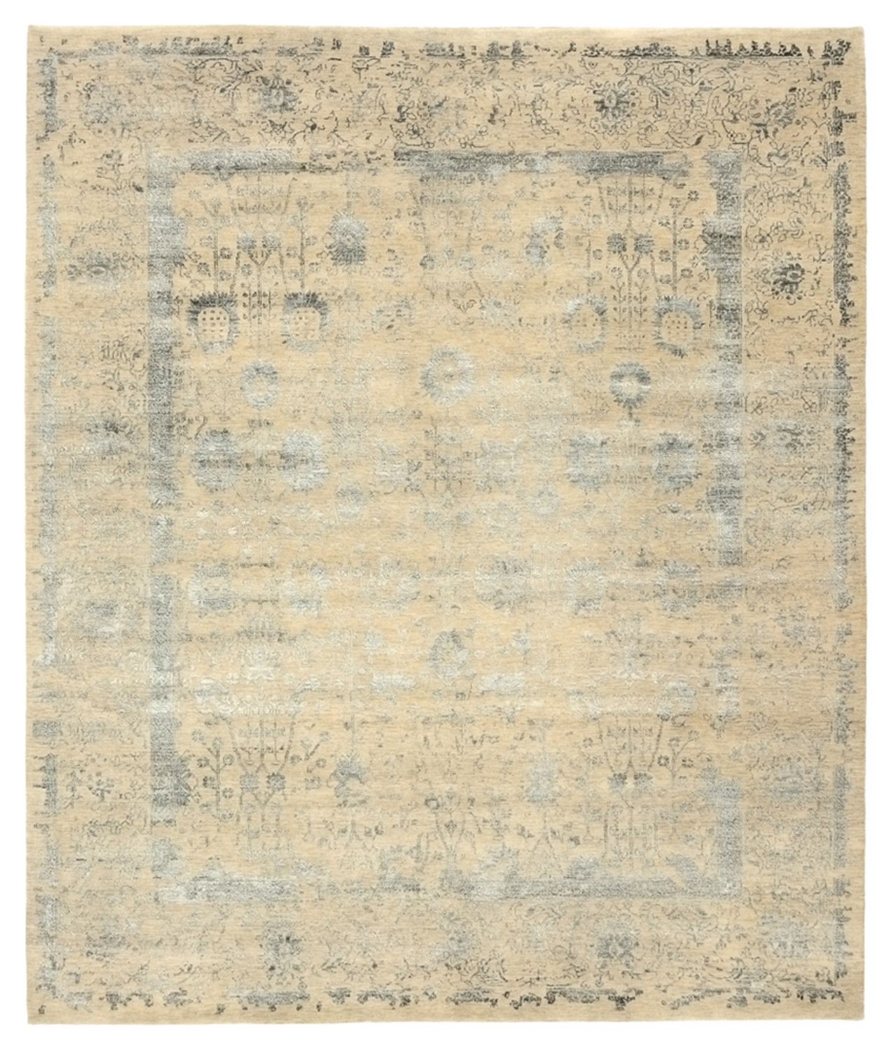 Designer tæppe - 293 x 245 cm - sand