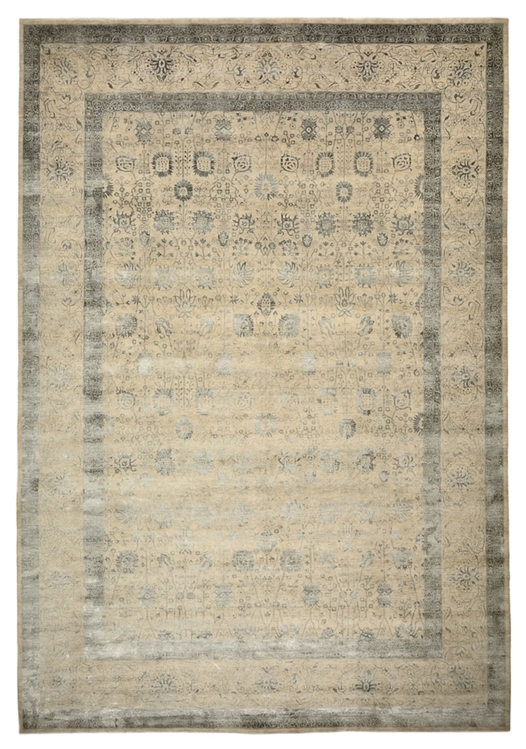 Designer tæppe - 493 x 340 cm - sand