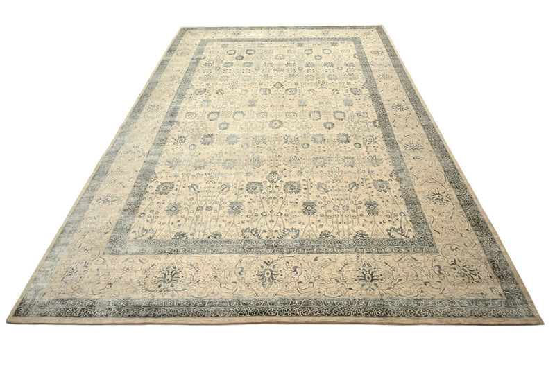 Designer tæppe - 493 x 340 cm - sand