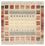 Gabbeh-tæppe - Loribaft Indus firkantet  - 205 x 204 cm - creme