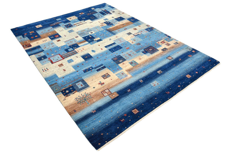 Gabbeh-tæppe - Loribaft Indus - 239 x 177 cm - flerfarvet