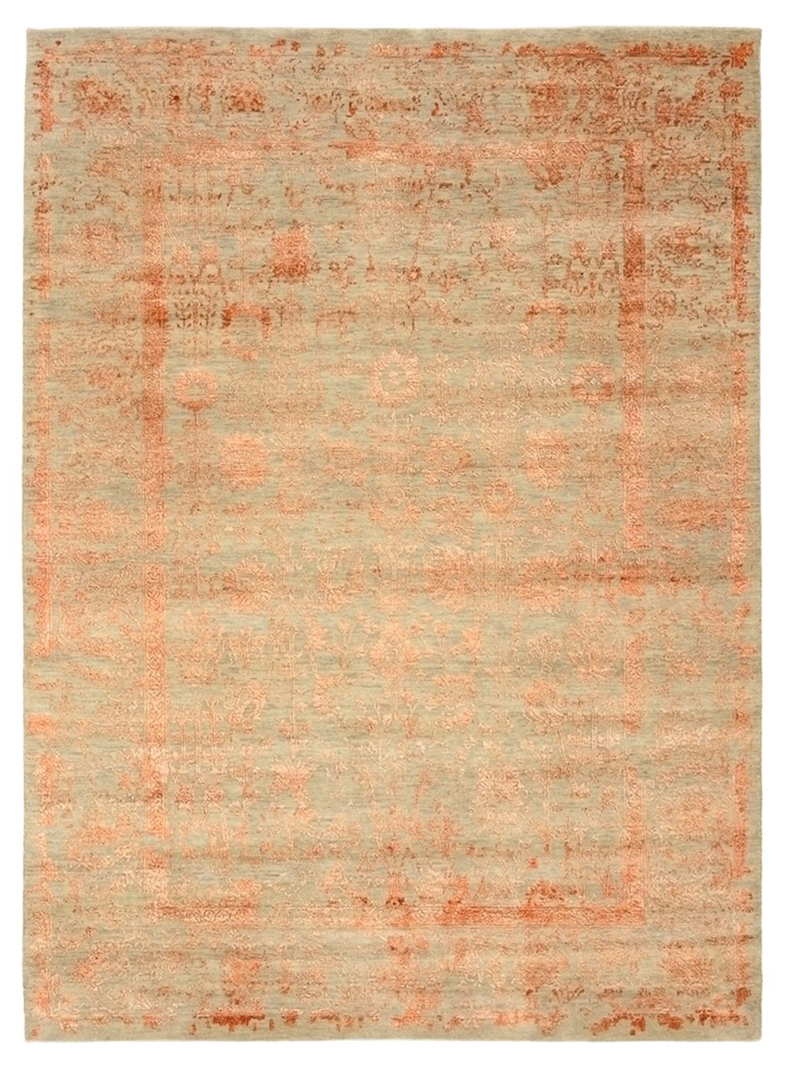 Designer tæppe - 236 x 173 cm - rust