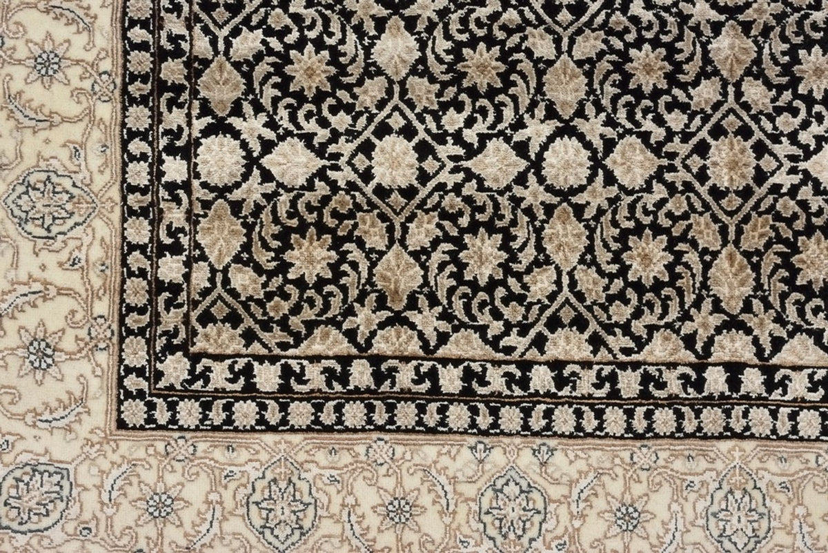 Orientalsk tæppe - Bijar - Indus - 209 x 139 cm - mørk beige
