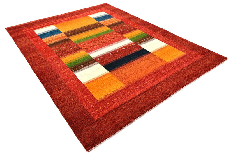 Gabbeh-tæppe - Loribaft Indus - 259 x 203 cm - rød