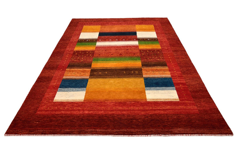 Gabbeh-tæppe - Loribaft Indus - 259 x 203 cm - rød