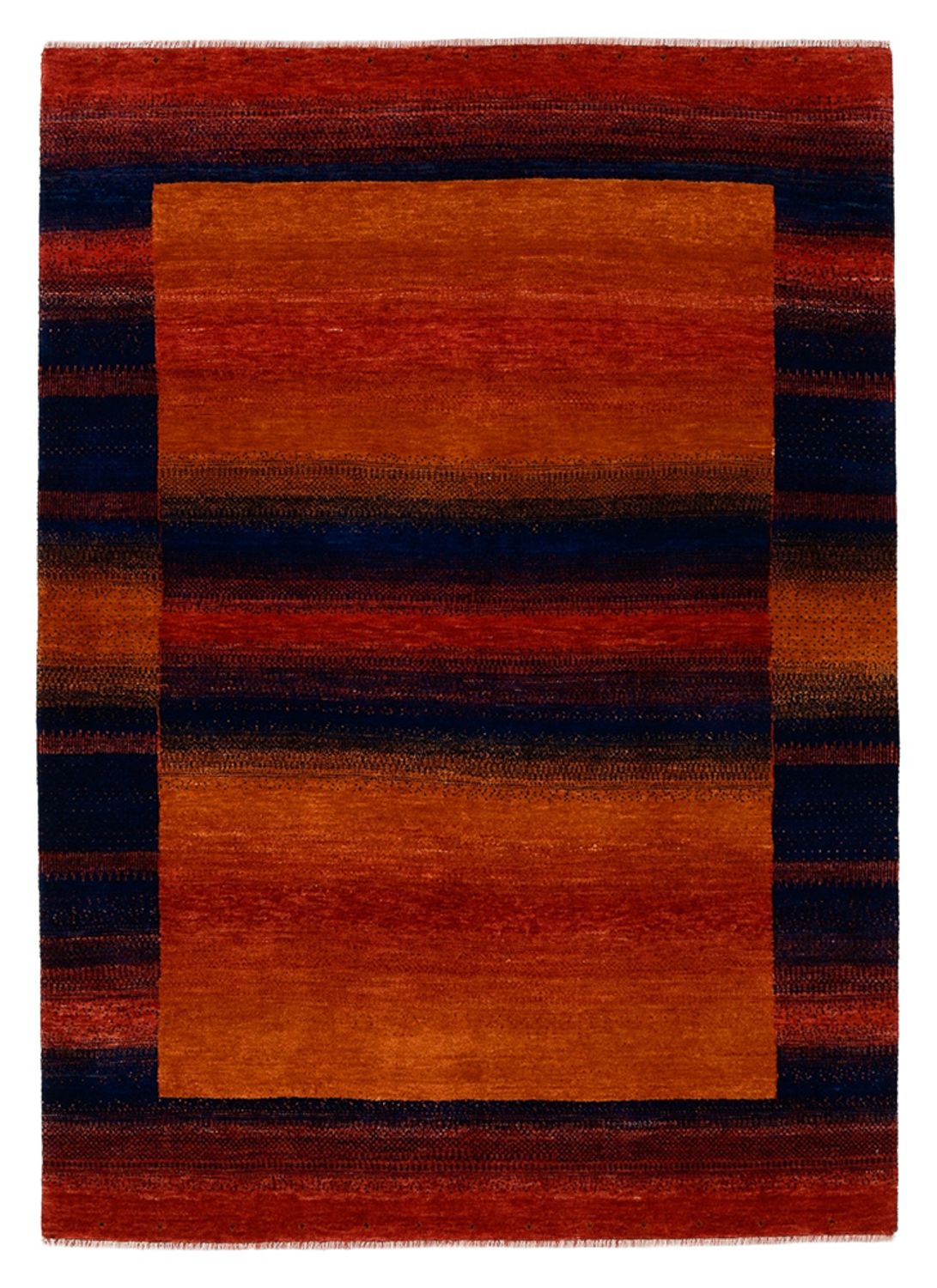 Gabbeh-tæppe - Loribaft Indus - 200 x 144 cm - rust