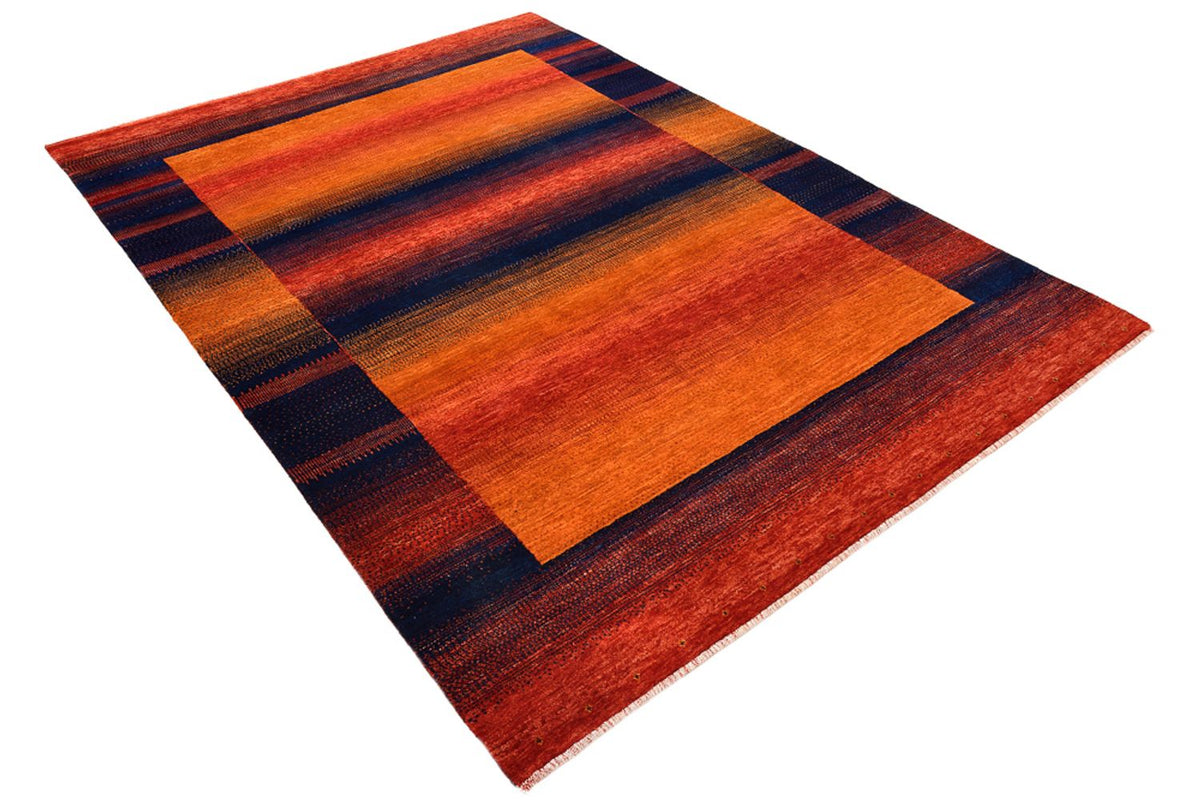 Gabbeh-tæppe - Loribaft Indus - 200 x 144 cm - rust