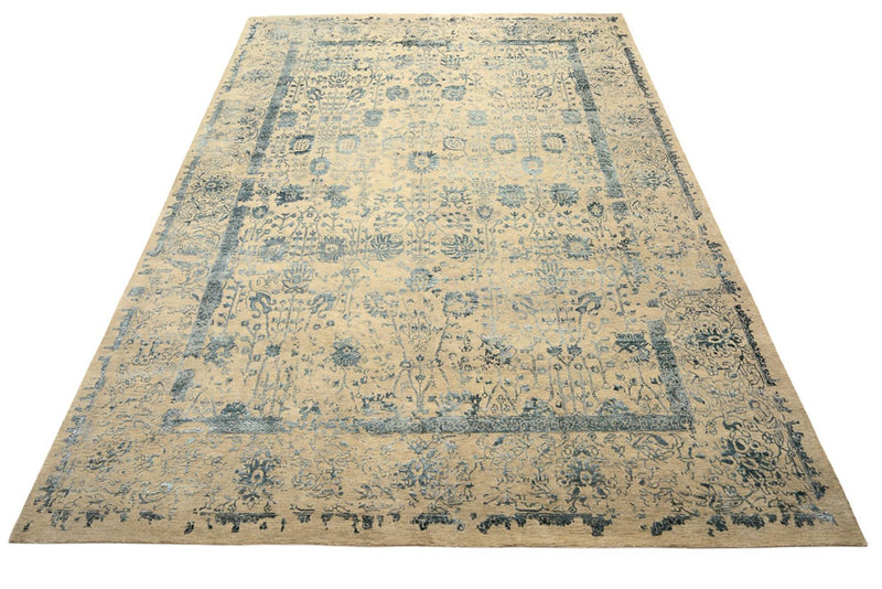 Designer tæppe - 372 x 268 cm - lys beige