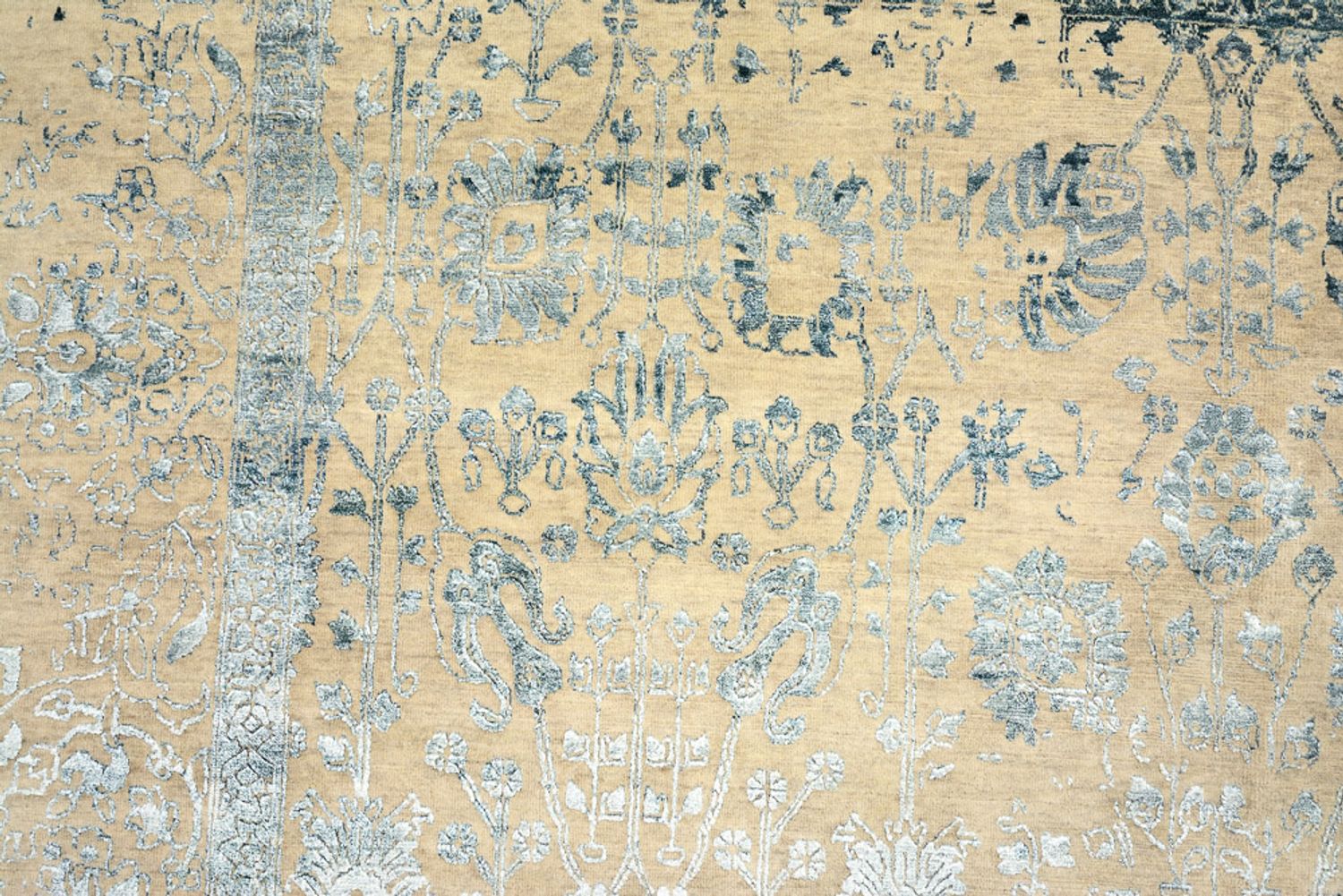 Designer tæppe - 372 x 268 cm - lys beige