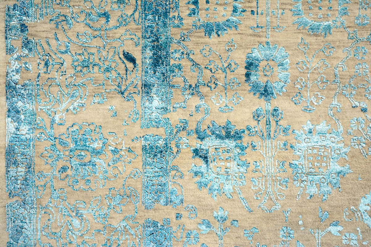 Designer tæppe - 341 x 249 cm - lys beige