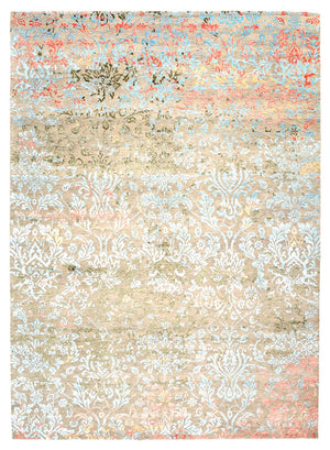 Designer tæppe - 338 x 243 cm - flerfarvet