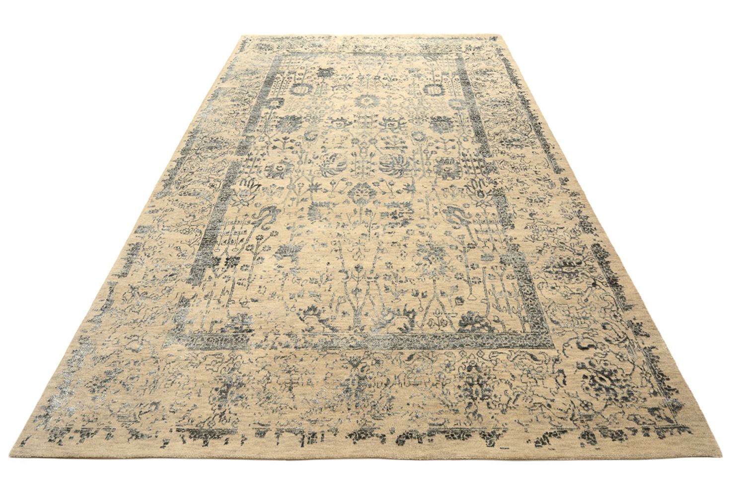 Designer tæppe - 301 x 199 cm - mørk beige