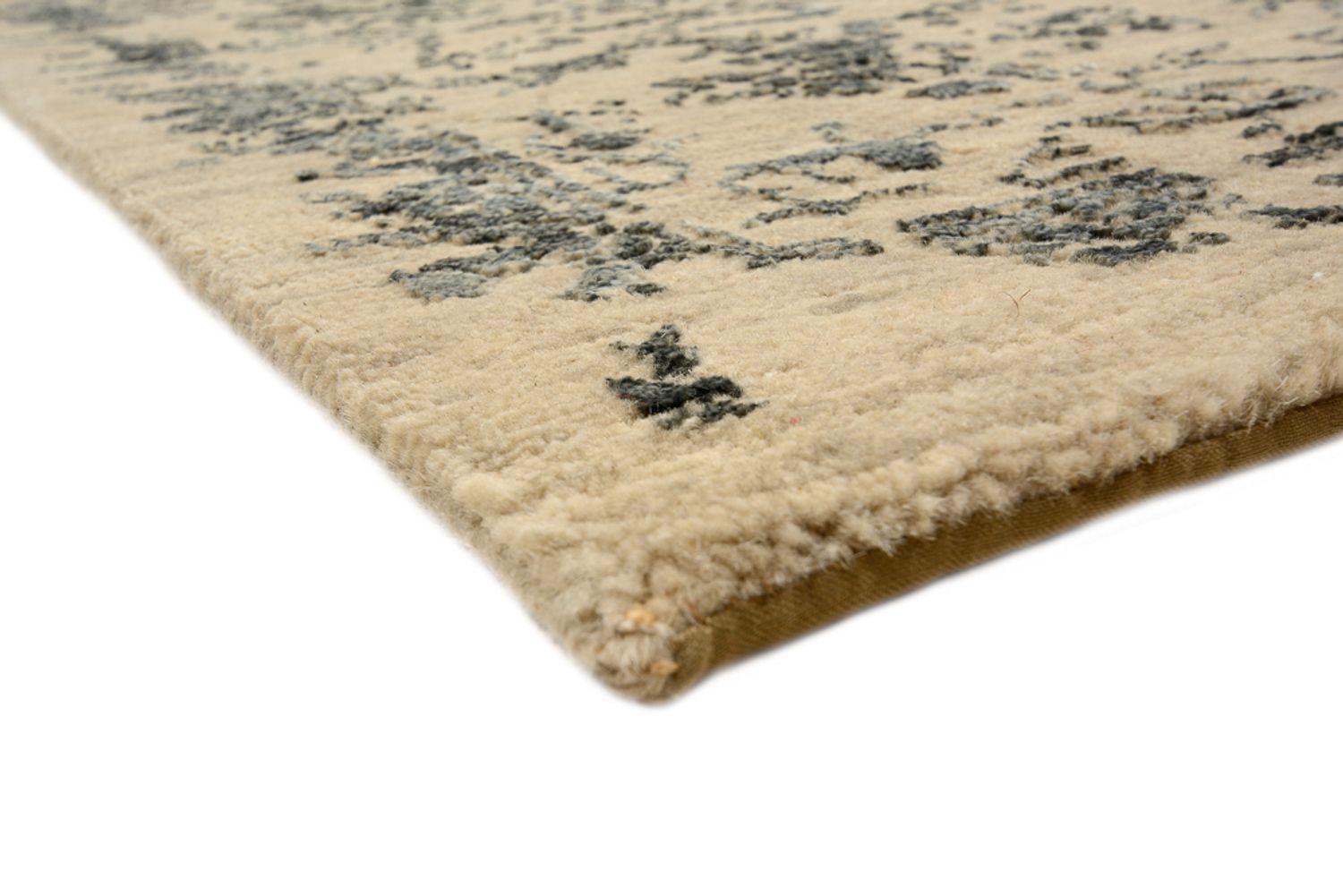 Designer tæppe - 301 x 199 cm - mørk beige
