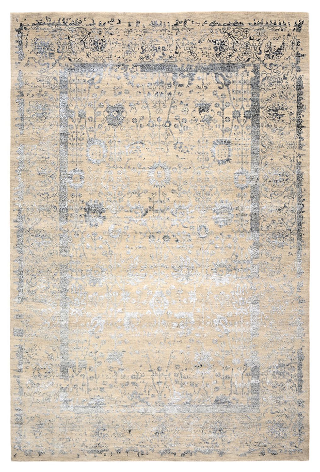 Designer tæppe - 302 x 201 cm - mørk beige