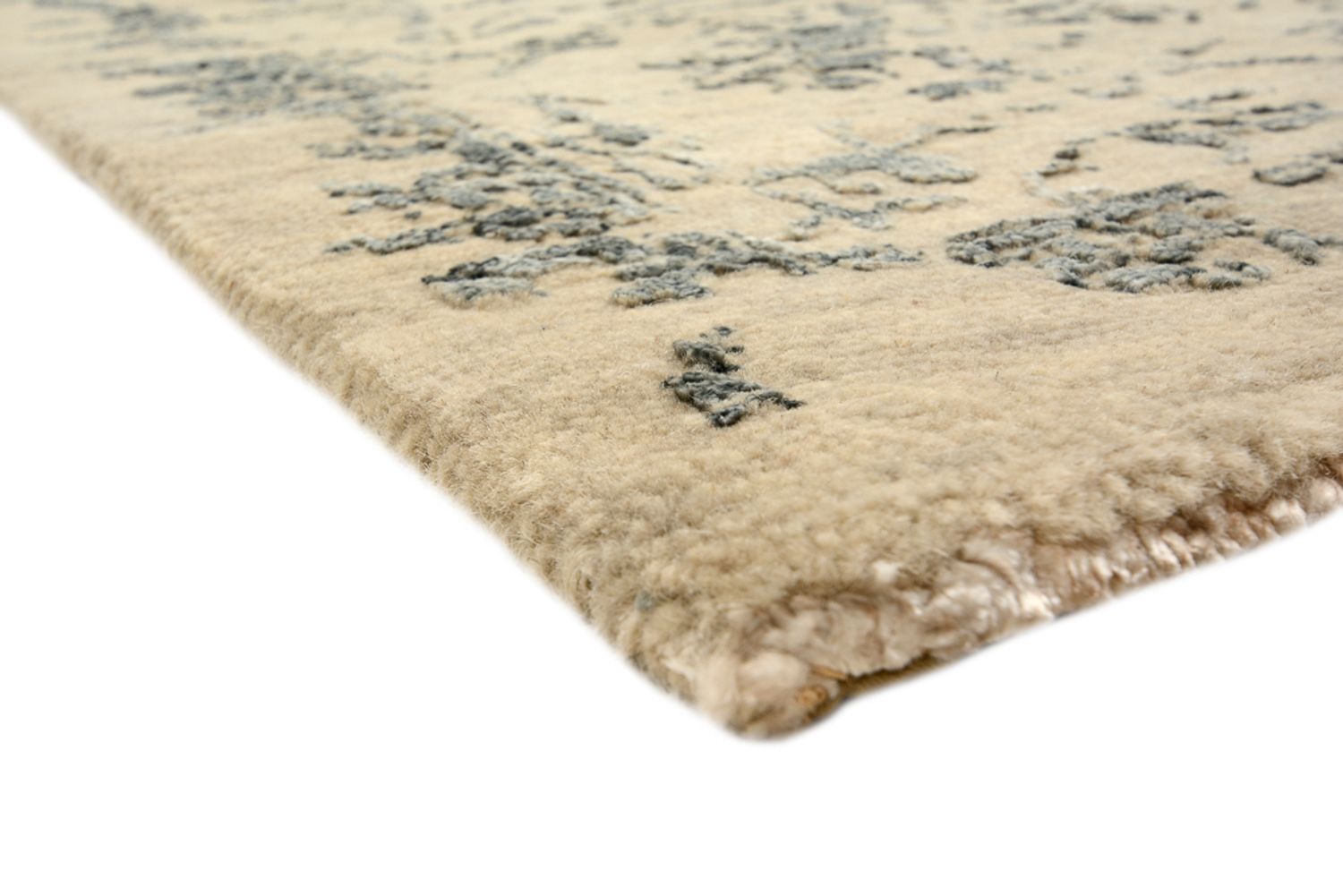 Designer tæppe - 302 x 201 cm - mørk beige