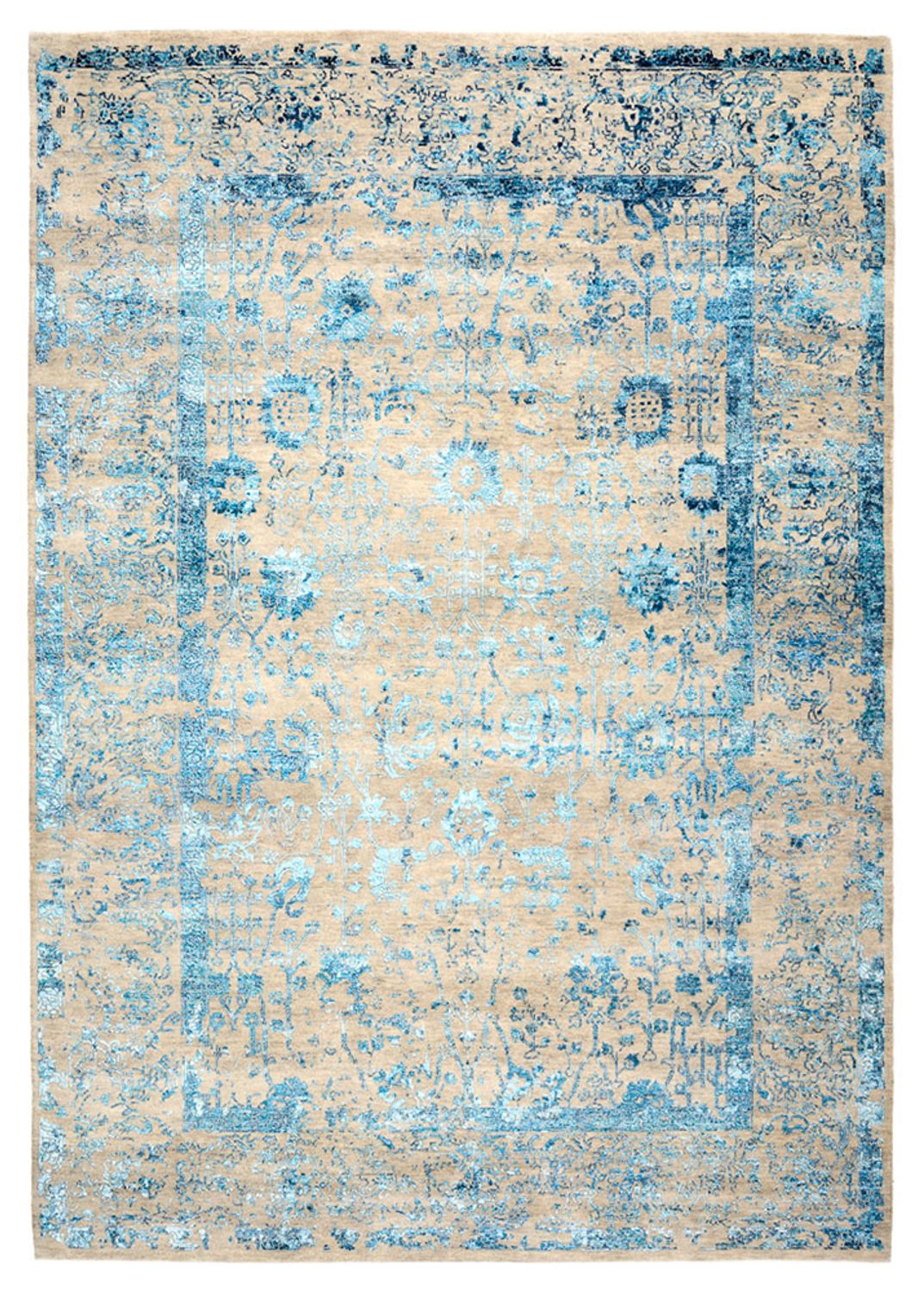 Designer tæppe - 294 x 205 cm - lys beige