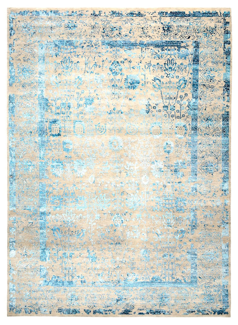 Designer tæppe - 344 x 244 cm - lys beige