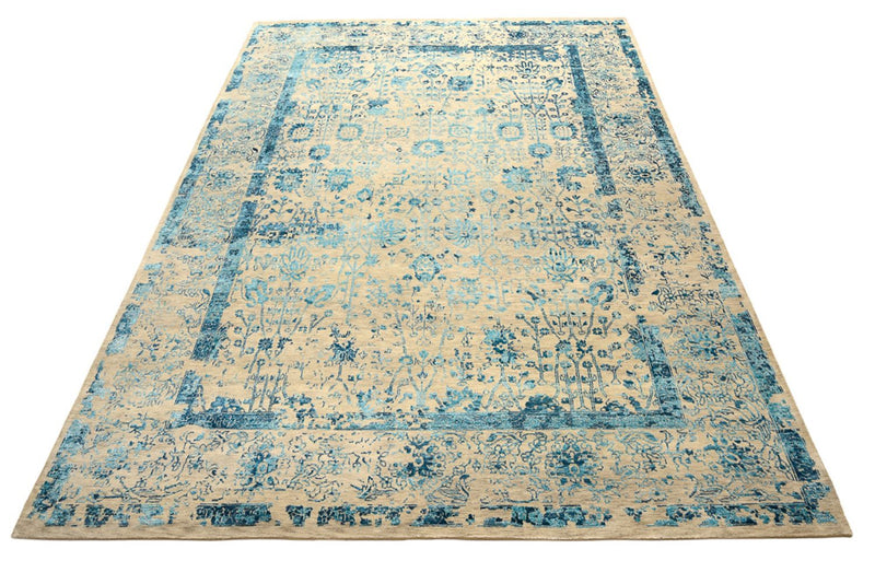 Designer tæppe - 344 x 244 cm - lys beige