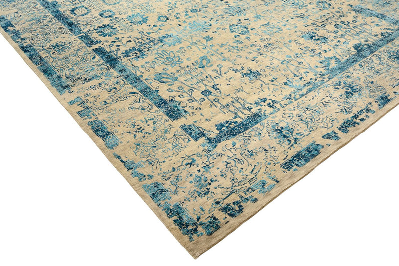 Designer tæppe - 344 x 244 cm - lys beige
