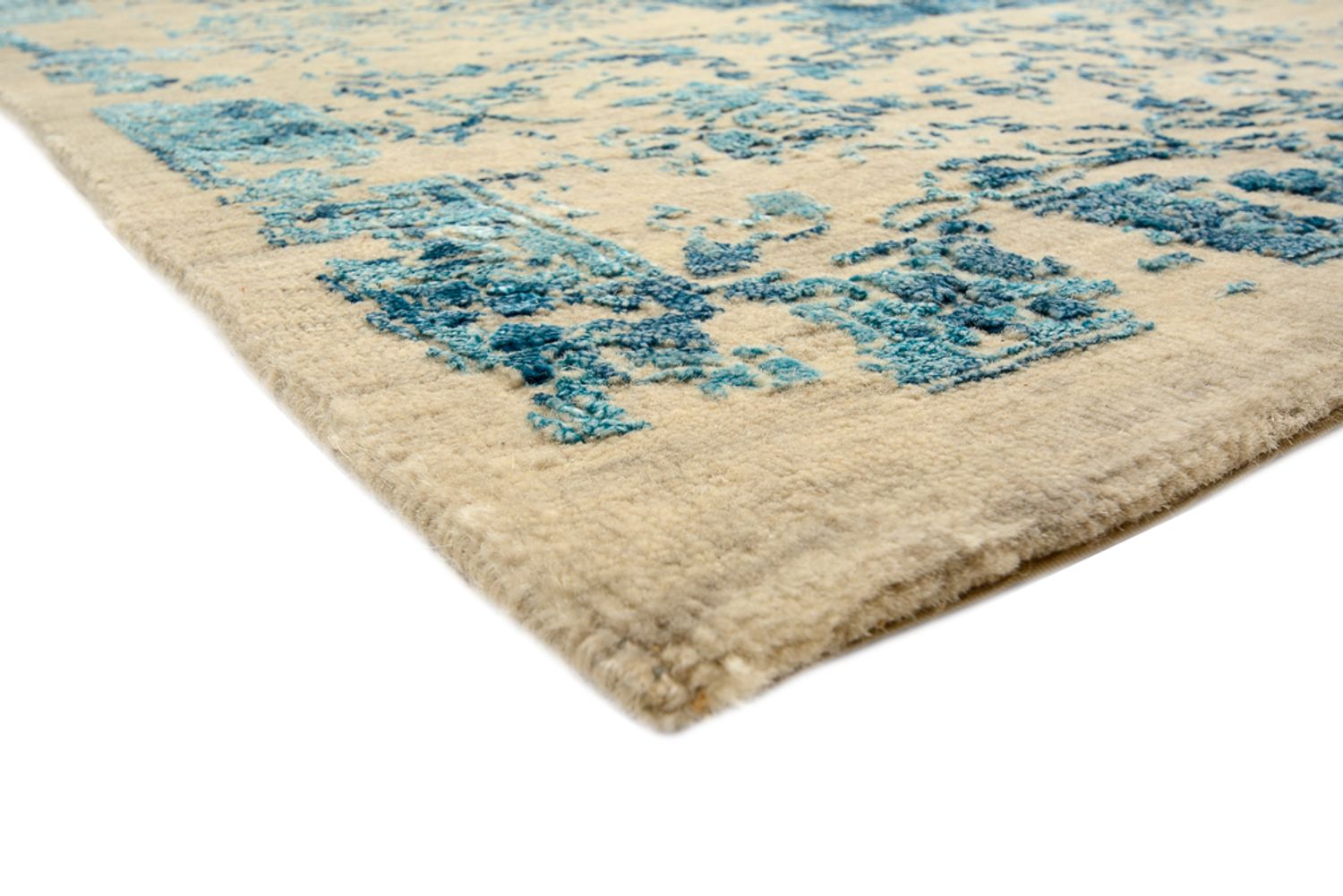 Designer tæppe - 344 x 244 cm - lys beige