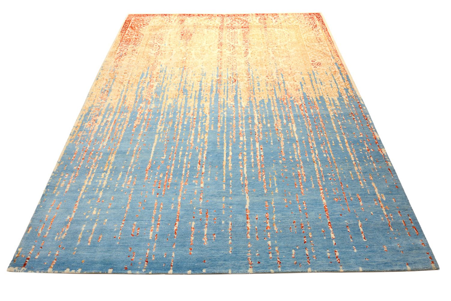 Designer tæppe - 337 x 255 cm - flerfarvet