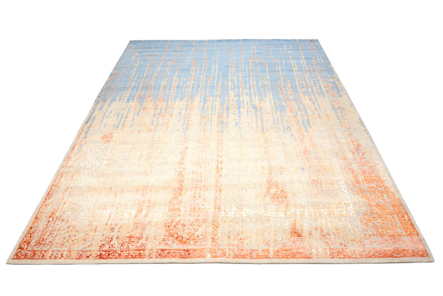 Designer tæppe - 337 x 255 cm - flerfarvet